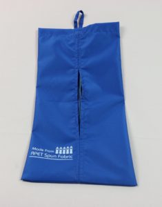 Nachhaltige Tragetasche von RPET Spun Fabric in Blau